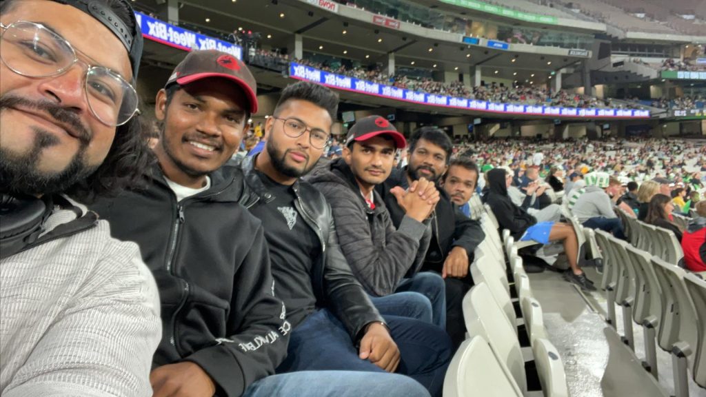 RMIT CC Players at the MCG