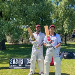 Lokesh and Adith Batting